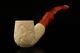 Dragon Embossed Block Meerschaum Pipe With Fitted Case 14085