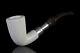 Dublin Block Meerschaum Pipe 925 Silver Smoking Tobacco With Case Md-103