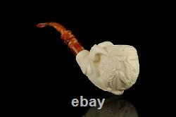 EGE Ornate Claw Pipe Block Meerschaum-handmade NEW W CASE#412 E Pluribus Unum