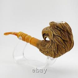 Eagle Block Meerschaum Pipe, With Case, Unique Meerschaum Pipes