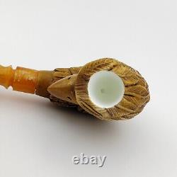 Eagle Block Meerschaum Pipe, With Case, Unique Meerschaum Pipes