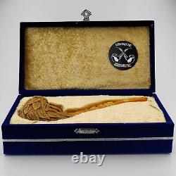 Eagle Block Meerschaum Pipe, With Case, Unique Meerschaum Pipes