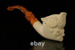 Eagle Block Meerschaum Pipe with fitted case M1339