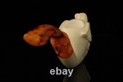 Eagle Block Meerschaum Pipe with fitted case M1339