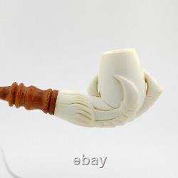 Eagle Claw Block Meerschaum Pipe, With Case, Unique Meerschaum Pipes