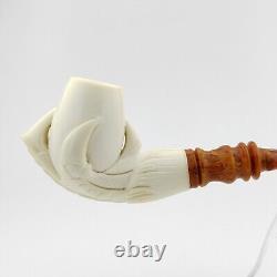 Eagle Claw Block Meerschaum Pipe, With Case, Unique Meerschaum Pipes