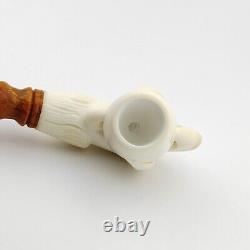 Eagle Claw Block Meerschaum Pipe, With Case, Unique Meerschaum Pipes