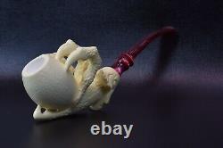 Eagle Claw Pipe By ALI-new-block Meerschaum Handmade W Case#1107