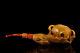 Eagle? Claw Pipe By Ali-new-block Meerschaum Handmade W Case#1602