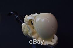 Eagle Claw Pipe By Kenan-new-block Meerschaum Handmade W Case&Tamper#57