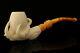 Eagle's Claw Block Meerschaum Pipe With Custom Case 12728