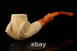 Eagle's Claw Block Meerschaum Pipe with custom case 13568