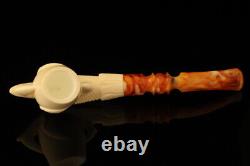Eagle's Claw Block Meerschaum Pipe with custom fitted case 12866r