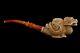 Elaborately Carved Chinese Dragon Pipe New-block Meerschaum Handmade W Case#540