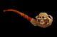 Elaborately Claw Holds Skull Pipe Block Meerschaum-new With Case#1010