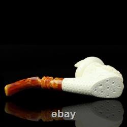 Erdogan Ege Fisherman Figure Pipe New Block Meerschaum W Case#611