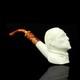 Erdogan Ege God Father Figure Pipe New Block Meerschaum W Case#987