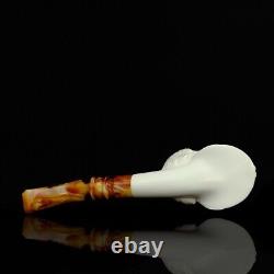 Erdogan Ege SHAKESPEARE Head Pipe New Block Meerschaum W Case#2