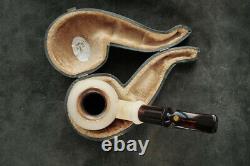 Estate block meerschaum pipe Altinay, Hand carved in Turkey