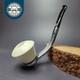 Falcon Chrome Dental With Mbsd Meerschaum Dublin Block Meerschaum Bowl Pipe, New