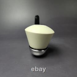 Falcon Chrome Dental with MBSD Meerschaum Dublin Block Meerschaum Bowl Pipe, New