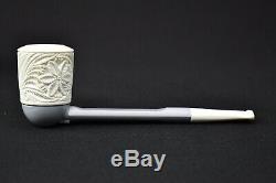 Falcon Pipe Set Of 3 Bowls Block Meerschaum New Handmade W Case#1024