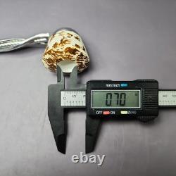 Falcon Shillelagh Chrome with MBSD Meerschaum Smooth Dublin Bowl Pipe, New