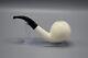 Fancy Apple Pipe 9 Mm Filter Block Meerschaum-new-handcarved W Case#1354