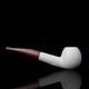 Fancy Globe Pipe Block Meerschaum-new-hand Carved W Case#40 9 Mm Filter