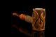 Flame Embossed Poker Pipe By H Ege New Block Meerschaum Handmade W Case#1405