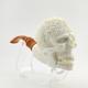 Floral Skull Block Meerschaum Pipe, With Case, Unique Meerschaum Pipes, Pfeife