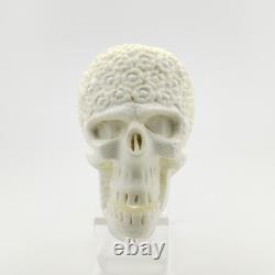 Floral Skull Block Meerschaum Pipe, with Case, Unique Meerschaum Pipes, Pfeife