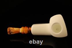 Free Hand Block Meerschaum Pipe with custom case 13062