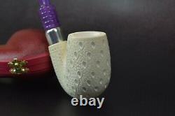 Full Bent Pipe By Tekin-new-block Meerschaum Handmade W Case#1430