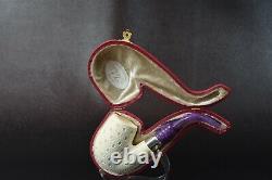 Full Bent Pipe By Tekin-new-block Meerschaum Handmade W Case#1430