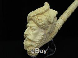 Giant Size Ottoman Pasha Block Meerschaum Pipe Collectible Vintage looks 8216