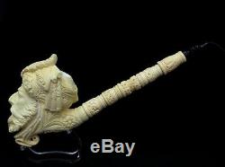 Giant Size Ottoman Pasha Block Meerschaum Pipe Collectible Vintage looks 8216