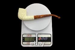 H ege Ornate Billiard Pipe New-block Meerschaum Handmade W Case#609