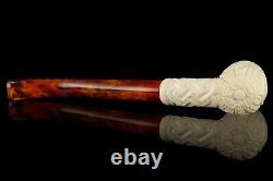 H ege Ornate Billiard Pipe New-block Meerschaum Handmade W Case#609