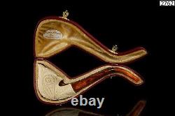 H ege Ornate Freehand Pipe New-block Meerschaum Handmade W Case#537