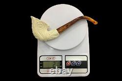 H ege Ornate Freehand Pipe New-block Meerschaum Handmade W Case#537