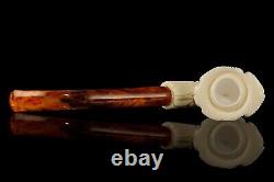 H ege Ornate Freehand Pipe New-block Meerschaum Handmade W Case#537