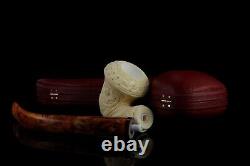 H ege Ornate Topkapi Calabash Pipe New-block Meerschaum Handmade W Case#1512
