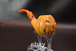 Halloween Pipe By ALI new-block Meerschaum Handmade W Case#1540