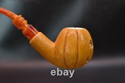 Halloween Pipe By ALI new-block Meerschaum Handmade W Case#1540