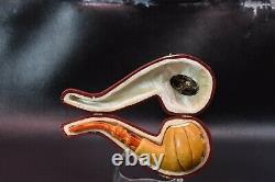 Halloween Pipe By ALI new-block Meerschaum Handmade W Case#1540