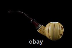 Halloween Pipe By ALTAY new-block Meerschaum Handmade W Case#1021