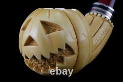 Halloween Pipe By ALTAY new-block Meerschaum Handmade W Case#1183