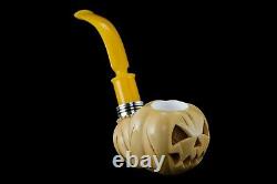 Halloween Pipe By ALTAY new-block Meerschaum Handmade W Case#963