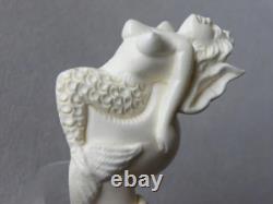 Hand Made Mermaid Nude Turkish Block Authentic Meerschaum Pipe PI2012S20